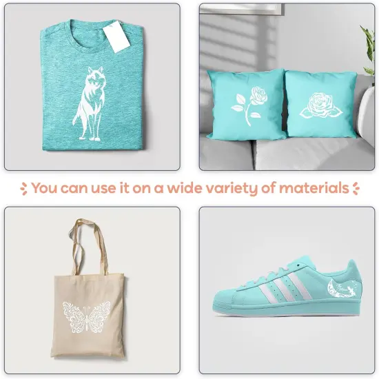 HTV Heat Transfer Vinyl Roll - WHITE {5}