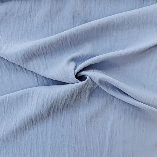 1 Yard Light Blue Air Flow Woven Fabric &ndash; Soft Lightweight Breathable Polyester 58/60" Wide {1}