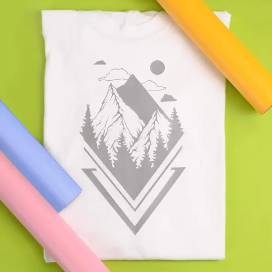 EasyWeed Heat Transfer Vinyl 11.8" x 3ft Roll (Gray) {3}