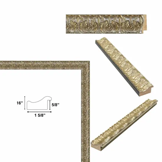 Versailles Silver Ornate Antique Picture Frame 20x40 frame {5}