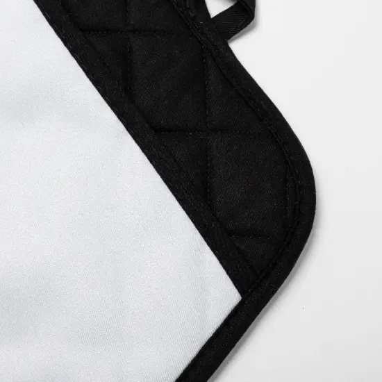 Craft Express 2 Pack Black Pot Holders with Pocket &ndash; Sublimation-Ready Kitchen Blanks {6}