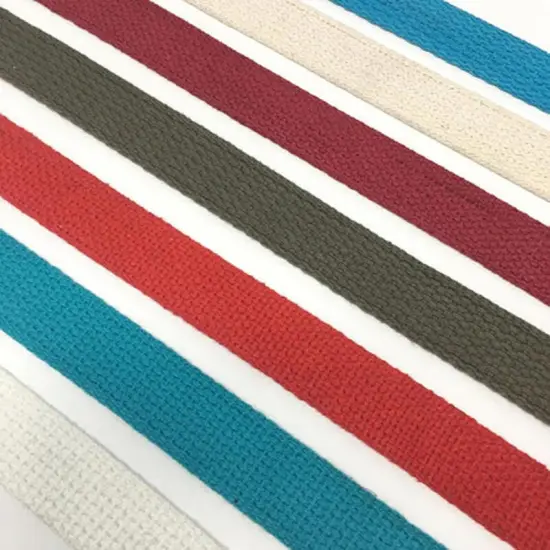 1 Inch Wide Cotton Webbing Multiple Colors {5}