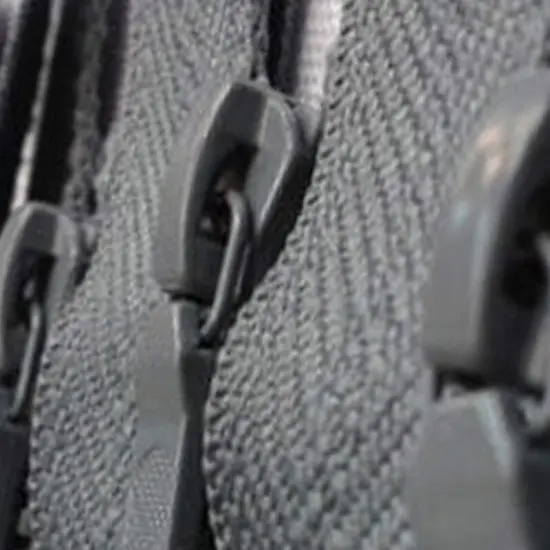 Grey Molded Plastic Zipper 4MM 5 Inches Closed Bottom {4}