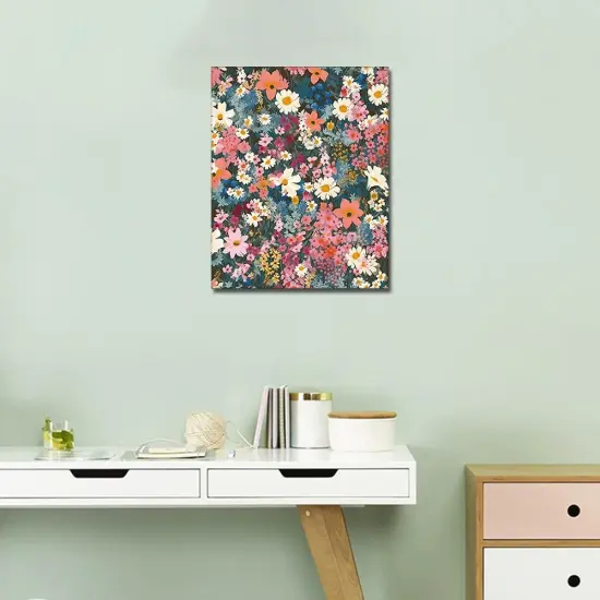 Paint by Number for Adults Flowers Adults' Paint-by-Number Kits Floral Acrylic Painting by Numbers with Brushes Paint Kits for Adults Kids Art Crafts for Home Walls {2}