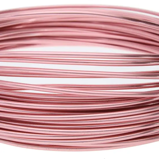 The Beadsmith 12-Gauge Anodized Aluminum Wire for Jewelry Making, Metal Wire for Wrapping Rose Gold {3}