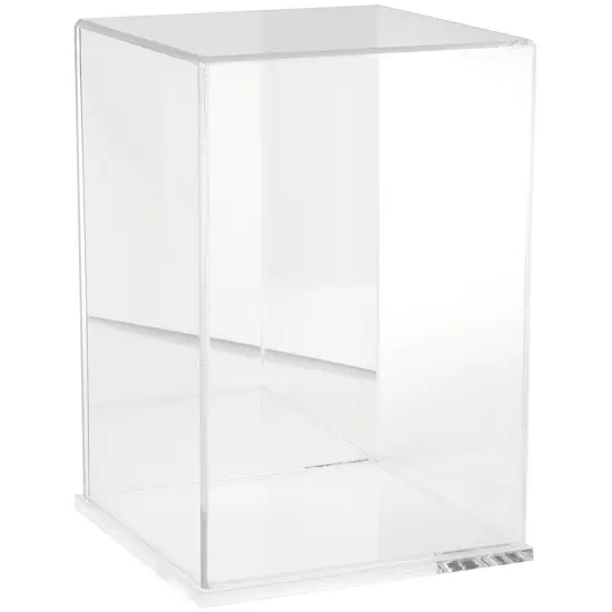 Plymor Clear Acrylic Display Case, 8" W x 8" D x 12" H Clear (Mirrored) {1}