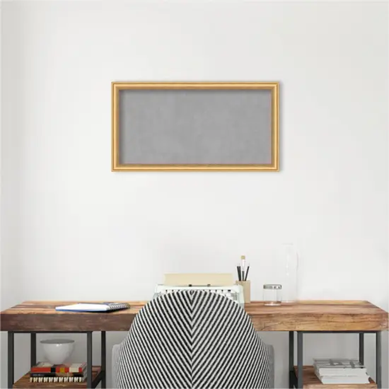 Salon Scoop Wood Framed Magnetic Board Salon Scoop Gold {6}