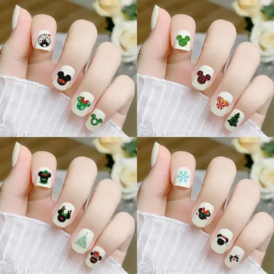 4 Sheets Christmas Nail Art Stickers {2}