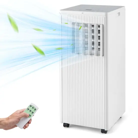 Costway 7100 BTU (10000 BTU ASHRAE) Portable Air Conditioner 3-in-1 10000 BTU AC Unit with Dehumidifier and Cool and Fan {1}