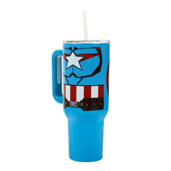Captain America 40oz Stainless Tumbler {3}