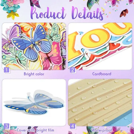 Butterfly Bulletin Board Decorations Set {3}
