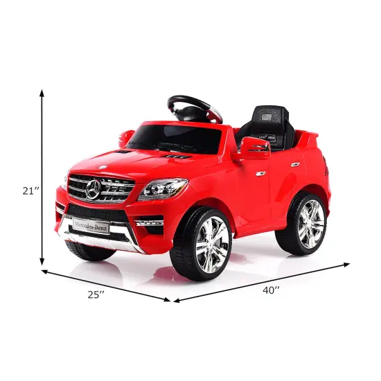 Costway Mercedes Benz ML350 6V Electric Kids Ride On Car Licensed MP3 RC Remote Control {3}