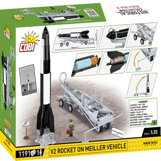 COBI Historical Collection WWII V2 Rocket & Transporter EXECUTIVE EDITION {4}