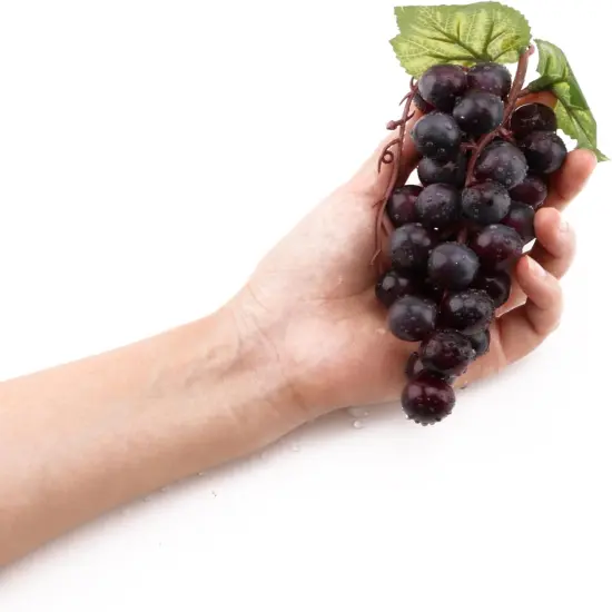 2PCS Purple Grapes - Fake Fruit {2}
