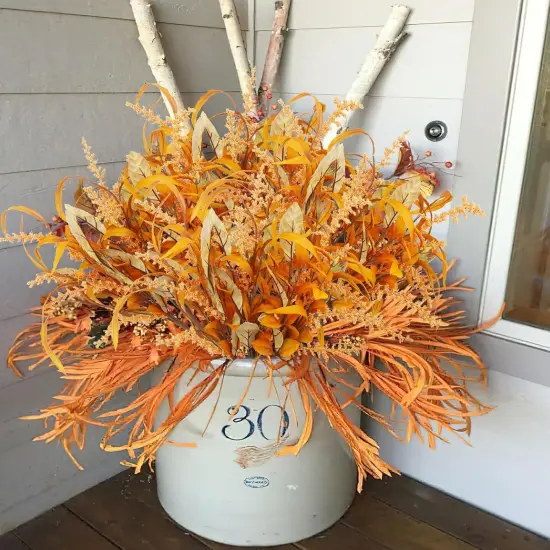 3 Pcs Artificial Fall Flowers Autumn Flowers {2}