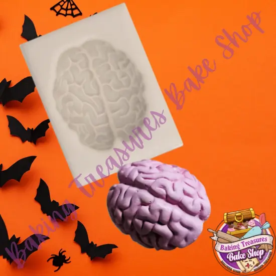 Human Brain Silicone Mold {3}