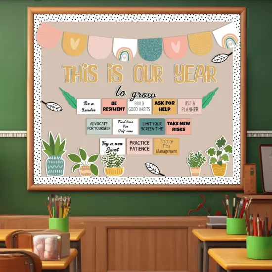 Boho Motivational Bulletin Board Set {5}