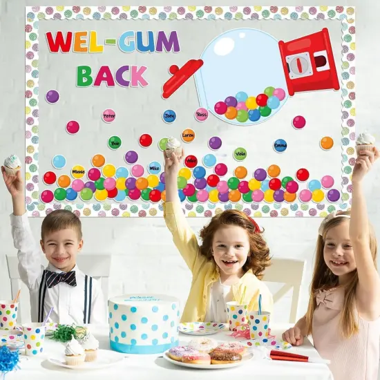 Gumball Bulletin Board Classroom Decorations {5}