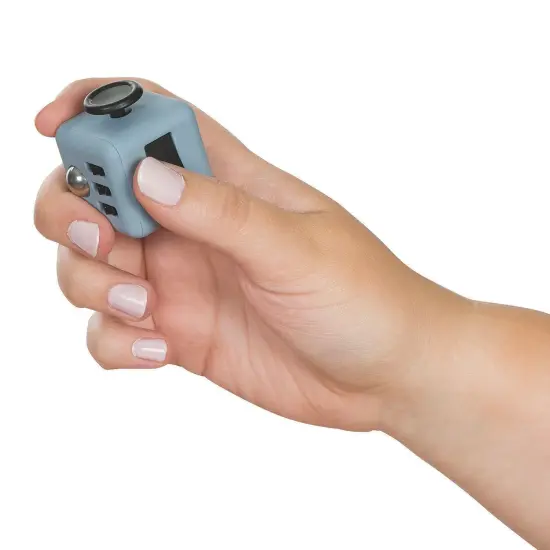 Fidget Cubes, Three Unique Plastic 1-1/4" Cubes to Improve Focus and Calm Anxiety (Pack of 3) {3}