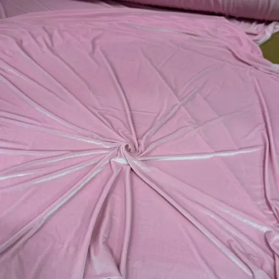 1 Yard Stretch Velvet Fabric Soft Durable Spandex Blend for Upholstery Events & Decor Lilac {5}