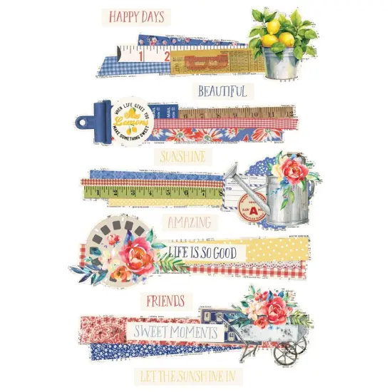 Simple Stories Sticker Book 12/Sheets-Simple Vintage Linen Market {3}