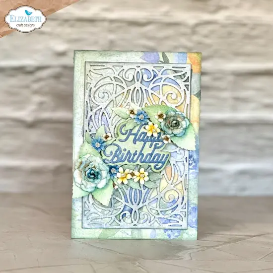 Elizabeth Craft Metal Die-Layered Greetings 1 {6}