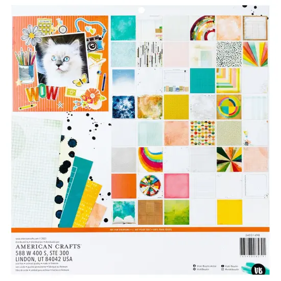 Vicki Boutin Mixed Media Paper Pad 12"X12" 48/Pkg-Double-Sided Printed {2}