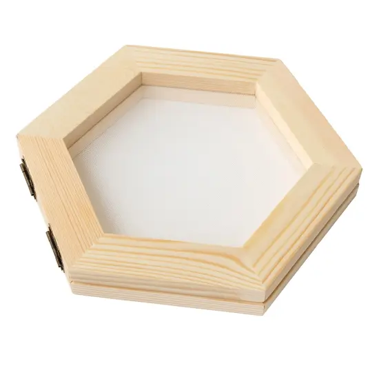 American Crafts Handmade Paper Mold And Deckle Kit-Hexagon {3}