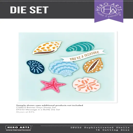 Hero Arts Die Set-Sophisticated Shells {1}
