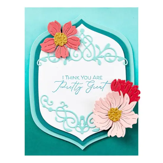 Spellbinders BetterPress Press Plate -New Beginnings Timeless Sentiments {4}