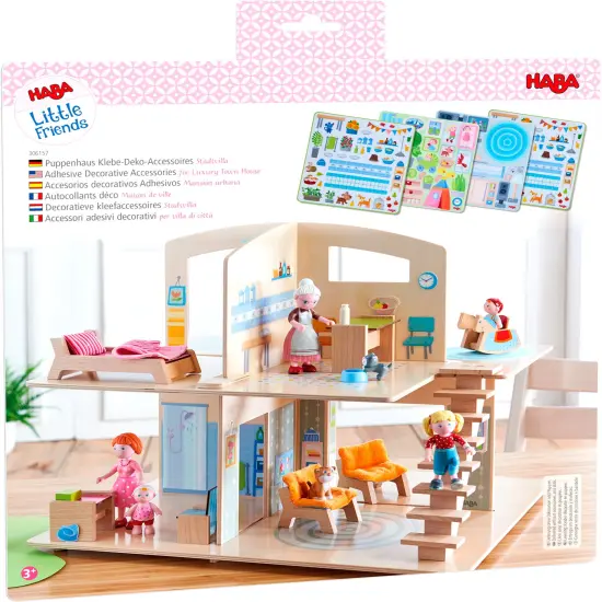 HABA Little Friends Luxury Decorative Decals for Townhouse Villa Multicolor {7}