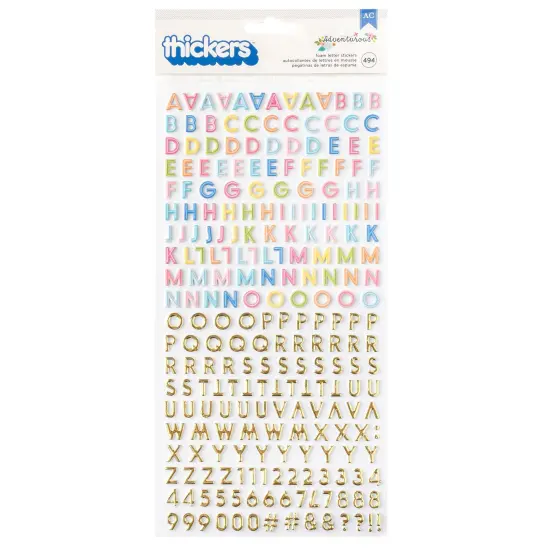 Paige Evans Adventurous Mini Thickers-Alphabet {1}