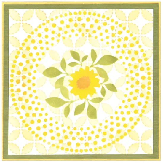 Sizzix Layered Stencils By Eileen Hull 4/Pkg-Plate And Pattern {3}