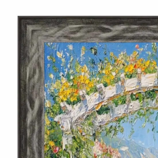 Gunmetal Slope Glossy Black Picture Frame 10x15 frame {5}