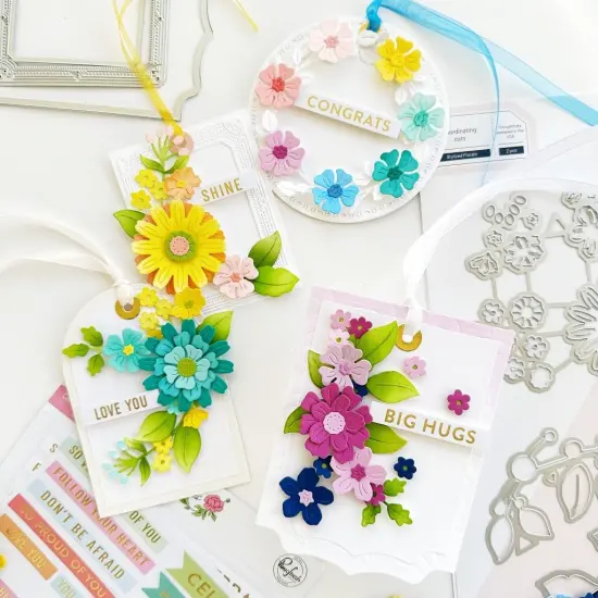 Pinkfresh Studio Die Set-Stylized Florals {6}
