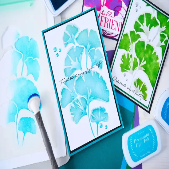 Sizzix A5 Cosmopolitan Stencil By Stacey Park 2/Pkg-Inspire Adornment {6}