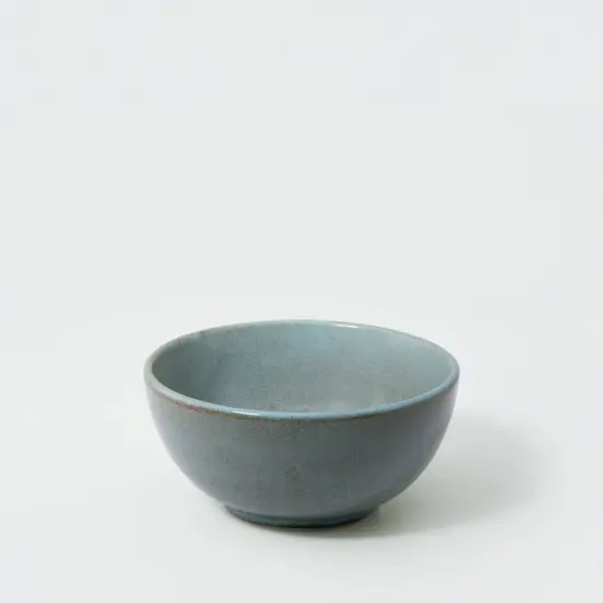 Handcrafted Aqua Rustic Ceramic Soup Bowl &ndash; 600 ML-Elegant Dining Bowl {3}