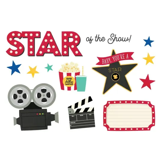 Simple Stories Simple Pages Page Pieces-Say Cheese Tinseltown {2}