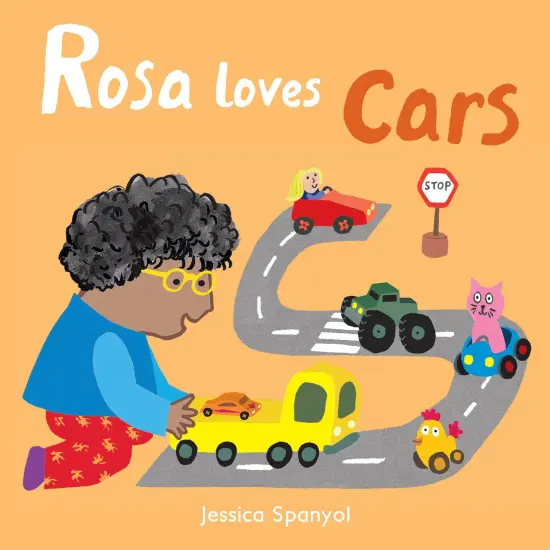 Rosa Loves Cars Board Book {1}