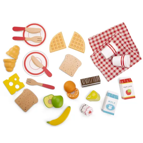 New Classic Toys Picnic Basket Set 27 pieces {3}