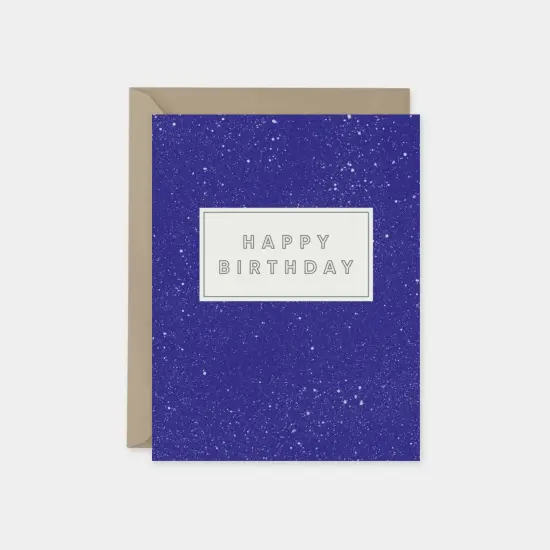 Speckled Happy Birthday Card II {3}