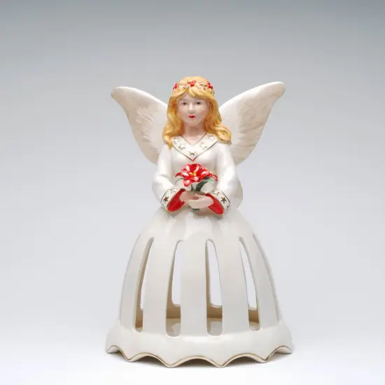 Ceramic Winter Fairy Napkin Holder, Home D&eacute;cor, Gift for Her, Gift for Mom, Kitchen D&eacute;cor, Christmas D&eacute;cor {4}