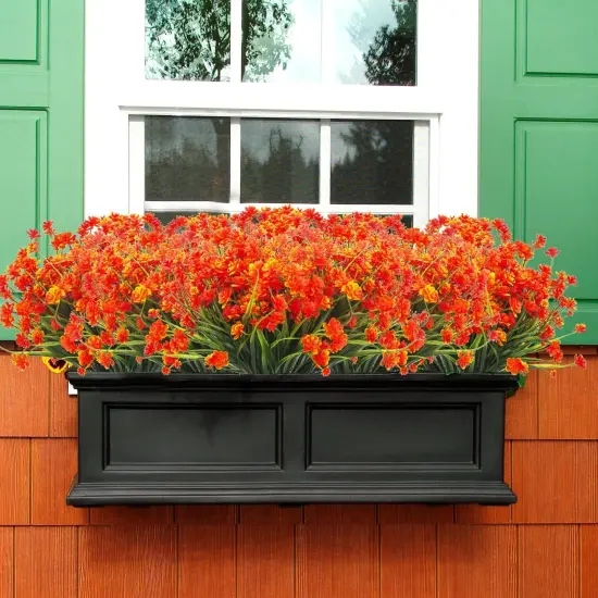 Artificial Shrubs Plants for Fall - (Orange) {3}