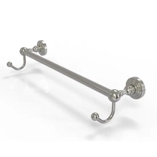 Waverly Place Collection 36 Inch Towel Bar With Integrated Hooks - Wp-41-36-Hk-Sn {1}