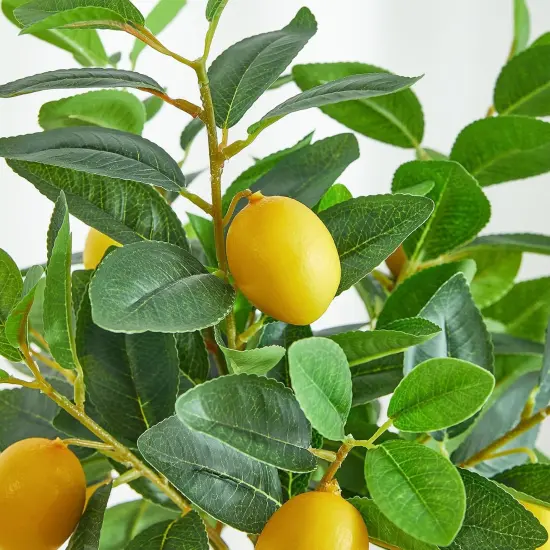 3 Pcs Artificial Lemons Tree Branches {5}