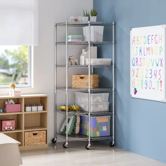 Seville Classics Handwoven Basket (2-Pack), Water Hyacinth {2}