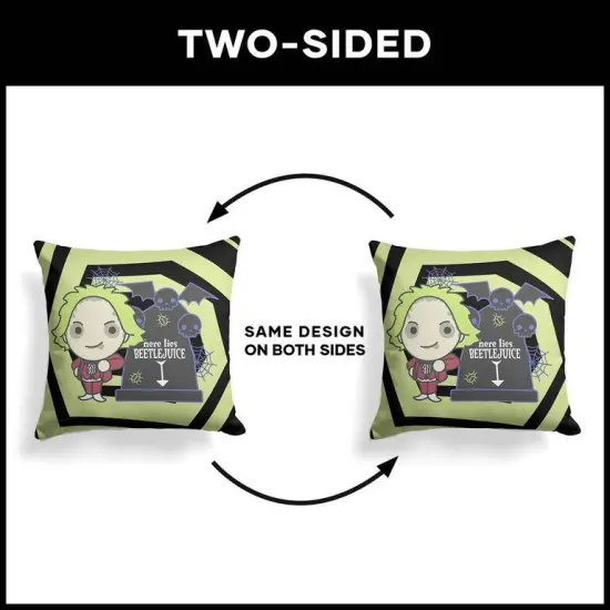 Warner Brothers Beetlejuice 18 Inch Throw Pillow Beetlejuice Grave {3}