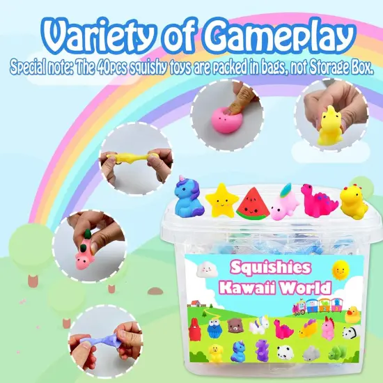 Mochi Squishies Squishy Toy 120pcs {4}