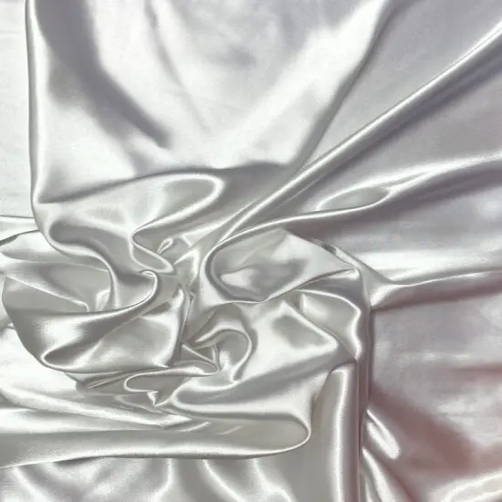 1 Yard Luxury White Crepe Satin Fabric Soft Medium Drape For Dress Costume 58 Inch Width {2}