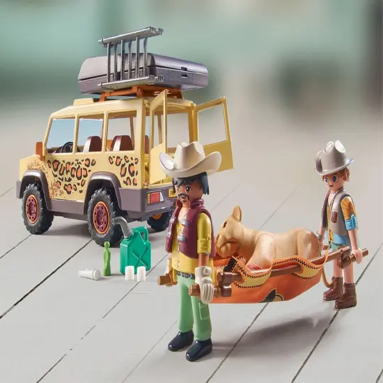 Playmobil Cross-Country Vehicle with Lions {4}